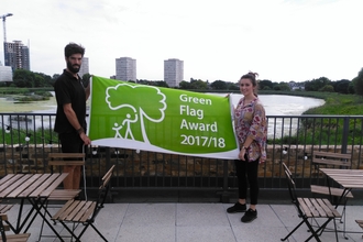 First green flag for Woodberry Wetlands