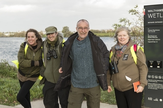 Volunteering day at Walthamstow Wetlands