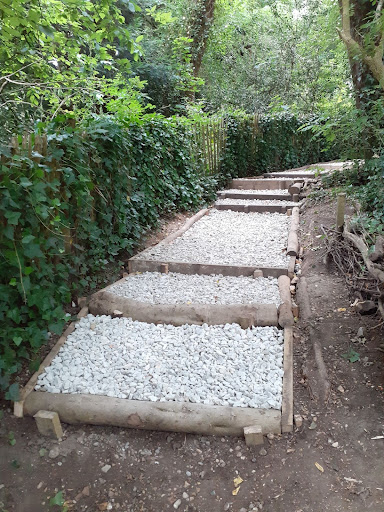 A path constructed at Sydenham Hill wood. 
