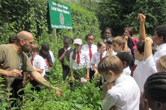 A school session at Gunnersbury Triangle