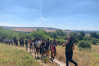 Flock Together walk at Ranscombe Farm nature reserve. Credit: Adam Itrakjy