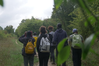 Black Girls Hike group walking