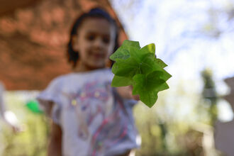 Child and Plant