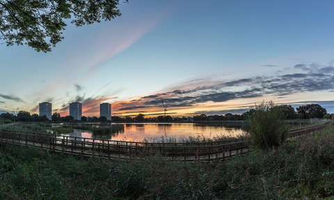 Woodberry Wetlands sunset 