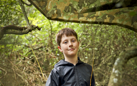 Will holding a stick in a wood