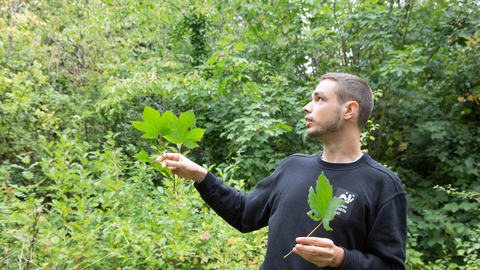 Edwin at Birdbrook Nature Reserve