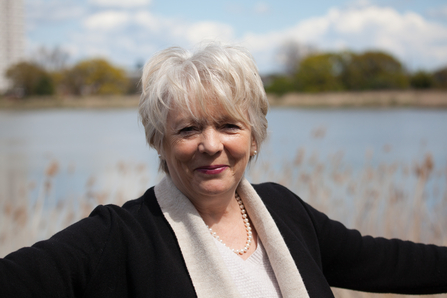 London Wildlife Trust ambassador Alison Steadman