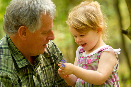 Grandparent and child