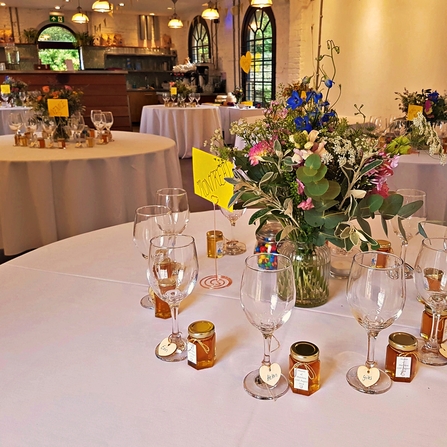 Table settings at The Coal House