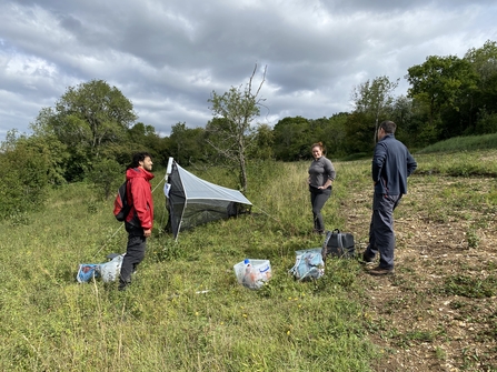 eDNA surveying taking place 