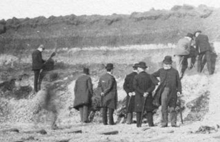 Geologists’ Association visiting Lockwood Reservoir excavation 1901
