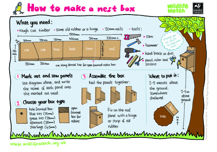 instruction on how to make a next box