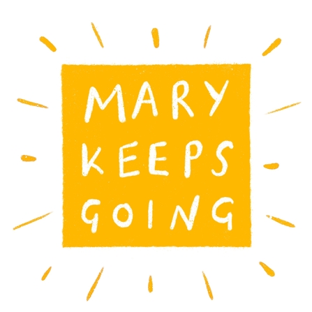 Mary Keeps Going logo