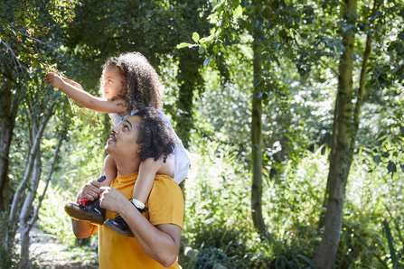 Family at Camley Street Natural Park