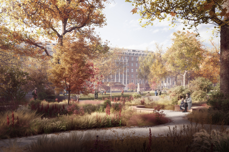 Grosvenor Square design autumn