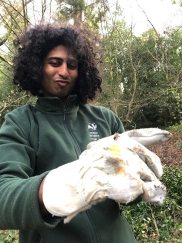 A young Keeping it Wild Trainee smiling.