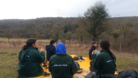 A group of Keeping it Wild Trainees having lunch