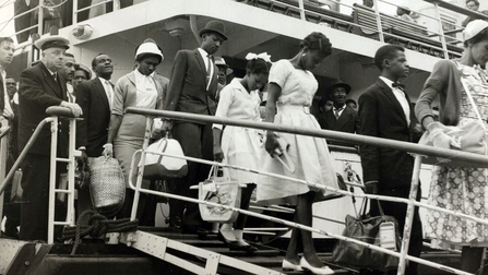 the HMS Empire Windrush arrival