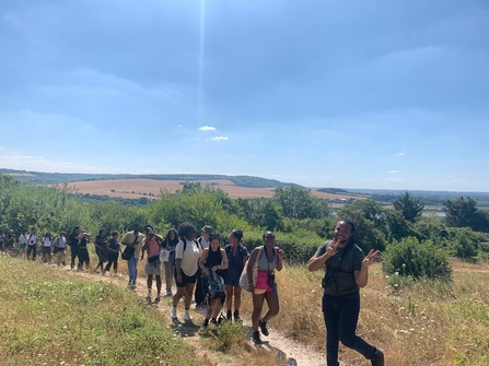 Flock Together walk at Ranscombe Farm nature reserve. Credit: Adam Itrakjy