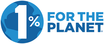 an illustration of the earth with a large 1% in the middle, with next placed next for the planet