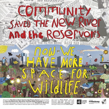 Woodberry Wetlands Art project Billboard