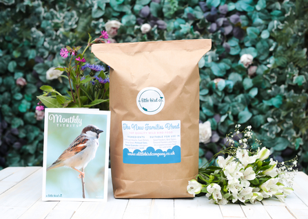 a bag of bird seed