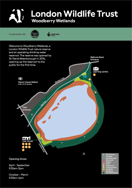 Woodberry Wetlands Map