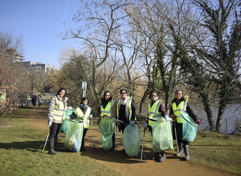 Volunteers at Welsh Harp