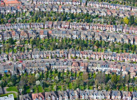 East London gardens and housing