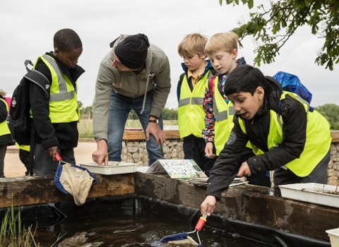 School Group at Woodberry Wetlands