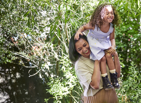 Family at Camley Street Natural Park