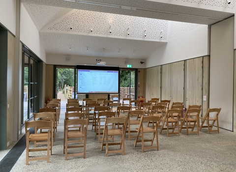 Camley Street internal theatre style arrangement