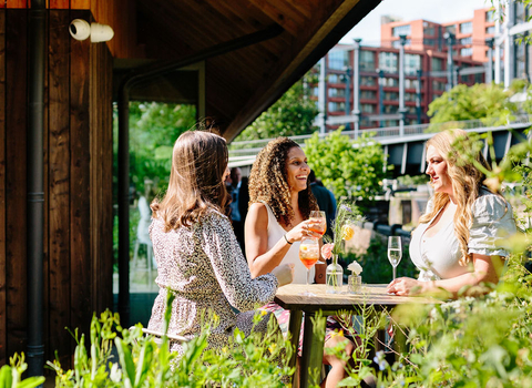 Drinks reception at Camley Street Natural Park
